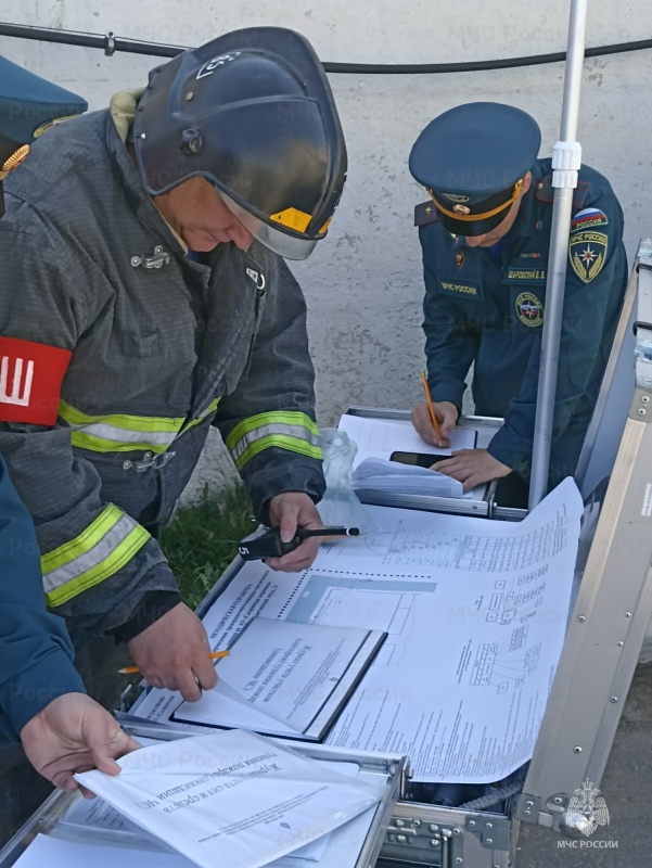 В Сызрани провели пожарно-тактическое учение