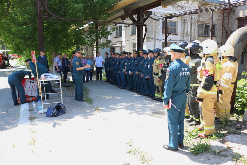 Пожарно-тактическое учение на предприятии ОП «Управленческий» 24.05.2023