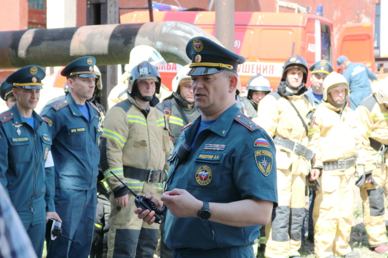 Пожарно-тактическое учение на предприятии ОП «Управленческий» 24.05.2023