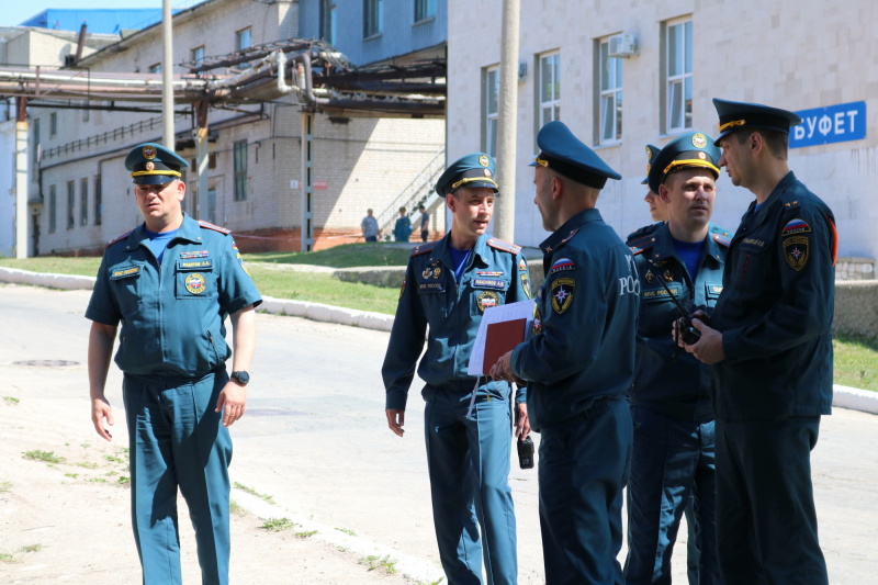 Пожарно-тактическое учение на предприятии ОП «Управленческий» 24.05.2023